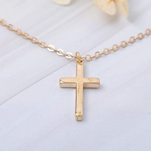 Cargar imagen en el visor de la galería, Collar Bohemio con Cruz Colgante NDP80