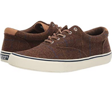 Cargar imagen en el visor de la galería, Sperry Striper II CVO tenis de lana a cuadros para hombre NDP-75