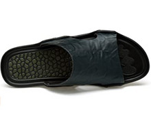 Cargar imagen en el visor de la galería, Sandalias de piel para hombre NDP-114