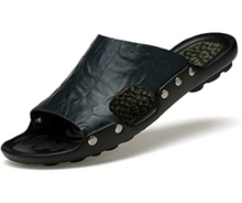 Cargar imagen en el visor de la galería, Sandalias de piel para hombre NDP-114