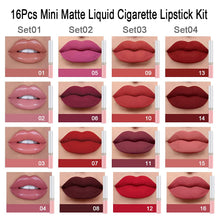 Cargar imagen en el visor de la galería, Juego de 8 pintalabios líquido mate NDP80