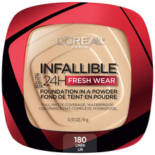 Cargar imagen en el visor de la galería, L'Oreal Paris - Maquillaje base en polvo Infallible Fresh Wear, hasta 24 horas de uso