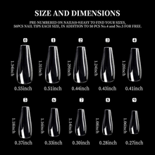 Cargar imagen en el visor de la galería, Juego de 10 hojas de 24 pestañas adhesivas de uñas de pegamento para uñas falsas de bailarina, 600 unidades