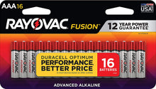 Cargar imagen en el visor de la galería, Rayovac AAA Fusion Premium - Pilas alcalinas, AAA NDP6
