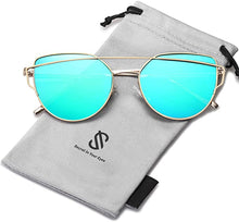 Cargar imagen en el visor de la galería, Gafas de sol para mujer, diseño de ojo de gato NDP-90