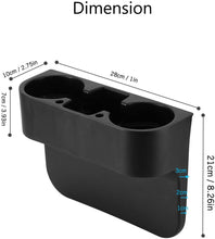 Cargar imagen en el visor de la galería, Funda de cuero con bolsillo lateral para consola de coche NDP-58