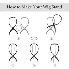 Cargar imagen en el visor de la galería, 2 Soportes plegables para pelucas #34