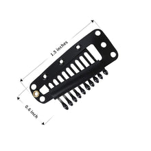 Cargar imagen en el visor de la galería, 30- Clips pequeños para peluca con peine a presión de 9 dientes #16