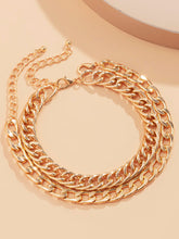 Cargar imagen en el visor de la galería, Tobillera de cadena simple 2pcs ✅