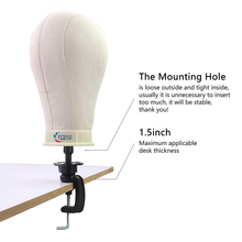 Cargar imagen en el visor de la galería, Juego de cabeza para hacer y exhibir pelucas