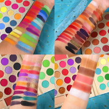 Cargar imagen en el visor de la galería, Paleta profesional de 86 colores para sombra de ojos con 15 brochas de maquillaje NDP77