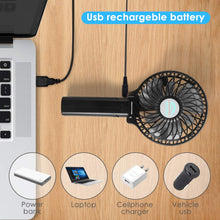Cargar imagen en el visor de la galería, Miniventilador de mano, portátil (Usado)