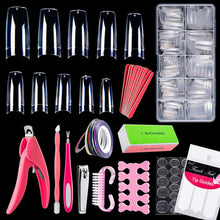 Cargar imagen en el visor de la galería, Juego de 500 puntas de uñas de acrílico para uñas