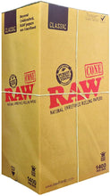 Cargar imagen en el visor de la galería, Cono preenrollado RAW 1400 Pack (tamaño king)