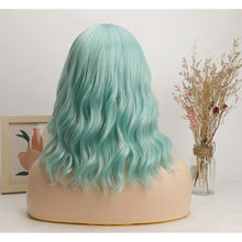 Cargar imagen en el visor de la galería, Pelucas cortas onduladas con flequillo para mujer de 12 pulgadas NDP-7