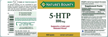 Cargar imagen en el visor de la galería, 5-HTP, apoyo de ánimo tranquilo y relajado, 100 mg, 60 cápsulas.