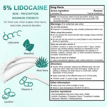 Cargar imagen en el visor de la galería, Crema entumecedora de tatuaje, dura de 6 a 8 horas de anestésico sin dolor, 5% crema de lidocaína máxima resistencia