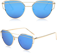 Cargar imagen en el visor de la galería, Gafas de sol para mujer, diseño de ojo de gato NDP-90