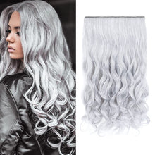 Cargar imagen en el visor de la galería, Extensiones de cabello ondulado sintético para 3/4 de la cabeza completa, 20 pulgadas NDP-11