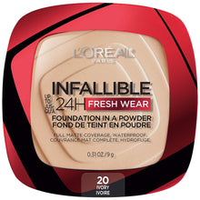 Cargar imagen en el visor de la galería, L'Oreal Paris - Maquillaje base en polvo Infallible Fresh Wear, hasta 24 horas de uso