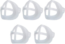Cargar imagen en el visor de la galería, Soporte 3D para máscara de silicona para máscara interior (paquete de 5)
