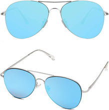 Cargar imagen en el visor de la galería, Gafas de sol de aviador clásicas para mujeres y hombres con montura metálica NDP-97