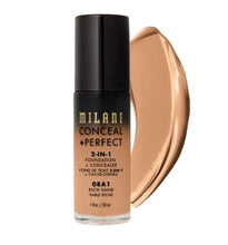 Cargar imagen en el visor de la galería, Corrector de la fundación Milani 2 en 1, perfecto para ocultar