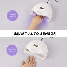 Cargar imagen en el visor de la galería, Lámpara de uñas UV LED, 80 W con 4 ajustes