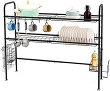 Cargar imagen en el visor de la galería, Estante de secado de platos sobre el fregadero, 2 niveles NDP133