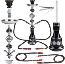 Cargar imagen en el visor de la galería, Hookah - Juego completo con 2 mangueras de 21 pulgadas NDP72