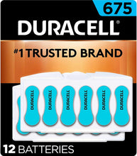 Cargar imagen en el visor de la galería, Duracell Baterías de audífonos de larga duración tamaño 675 NDP34