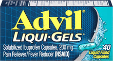 Cargar imagen en el visor de la galería, Advil Liqui-Gels - Disipador de dolor reductor de fiebre