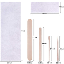 Cargar imagen en el visor de la galería, Juego de 800 barras de cera con 300 tiras de cera no tejidas y 500 varillas , NDP-23