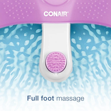 Cargar imagen en el visor de la galería, Conair Foot Pedicure Spa con Masaje de Vibración Calmante, Lavanda/Blanco