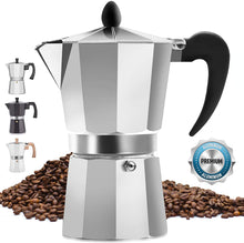 Cargar imagen en el visor de la galería, Cafetera de café plateada NDP18