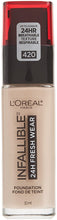 Cargar imagen en el visor de la galería, Maquillaje L'Oreal Paris Infalible hasta 24 horas de base de Fresh Wear