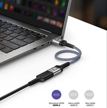 Cargar imagen en el visor de la galería, Cable extensor HDMI 8K 4K macho a hembra compatible con 3D, 1080P, 2160P