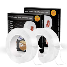Cargar imagen en el visor de la galería, Cinta de doble cara, adhesiva extraíble, multiusos, transparente NDP 14