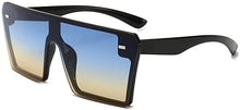 Cargar imagen en el visor de la galería, Gafas de sol de gran tamaño con parte superior plana para mujer y hombre NDP-96
