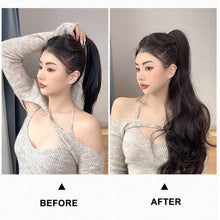 Cargar imagen en el visor de la galería, Extensiones onduladas de cola de caballo con clip 24 pulgadas, NDP43