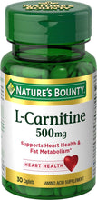 Cargar imagen en el visor de la galería, L-carnitina 500 mg, 30 capsulas