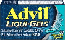 Cargar imagen en el visor de la galería, Advil Liqui-Gels - Disipador de dolor reductor de fiebre
