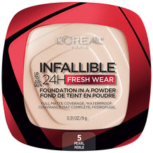 Cargar imagen en el visor de la galería, L'Oreal Paris - Maquillaje base en polvo Infallible Fresh Wear, hasta 24 horas de uso