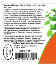 Cargar imagen en el visor de la galería, Aceite de orégano con jengibre e hinojo, 90 cápsulas .