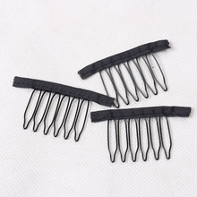 Cargar imagen en el visor de la galería, 120 piezas Peines de Peluca 7 dientes Clips de Peluca de Acero NDP17