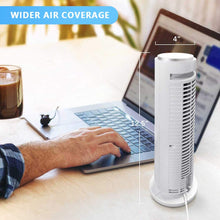 Cargar imagen en el visor de la galería, Ventilador de mesa pequeño, ventilador de mesa USB portátil de 12 3/8 pulgadas, 3 ajustes #35