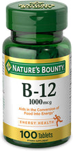 Cargar imagen en el visor de la galería, Vitamina B12, de 1000mcg