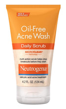 Cargar imagen en el visor de la galería, Exfoliante para el acne sin aceite Neutrogena 4.2oz