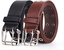 Cargar imagen en el visor de la galería, Cinturón punk con ojales para mujer NDP-84