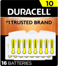 Cargar imagen en el visor de la galería, Duracell Baterías de audífonos de larga duración tamaño 10 NDP33